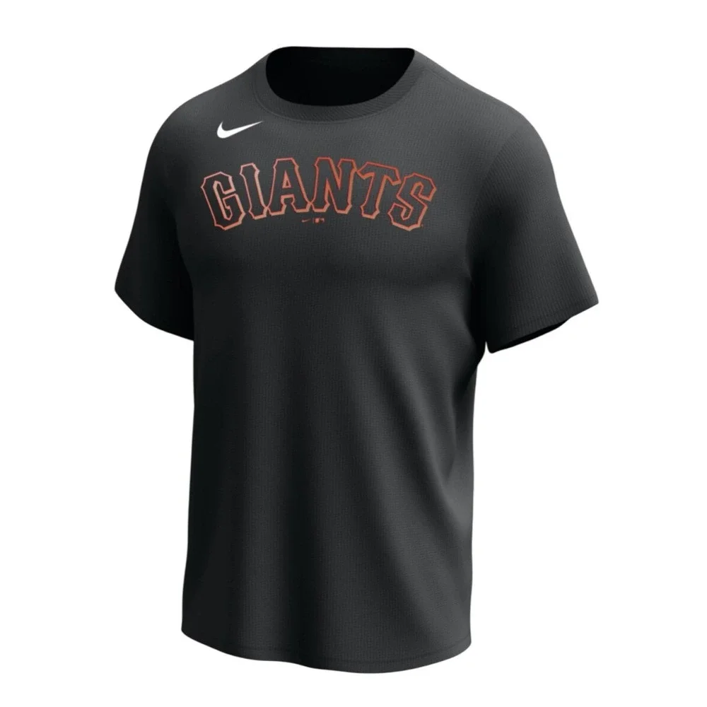 Nike Mens San Francisco Giants Black Team MLB The Nike Tee T Shirt Size L‎